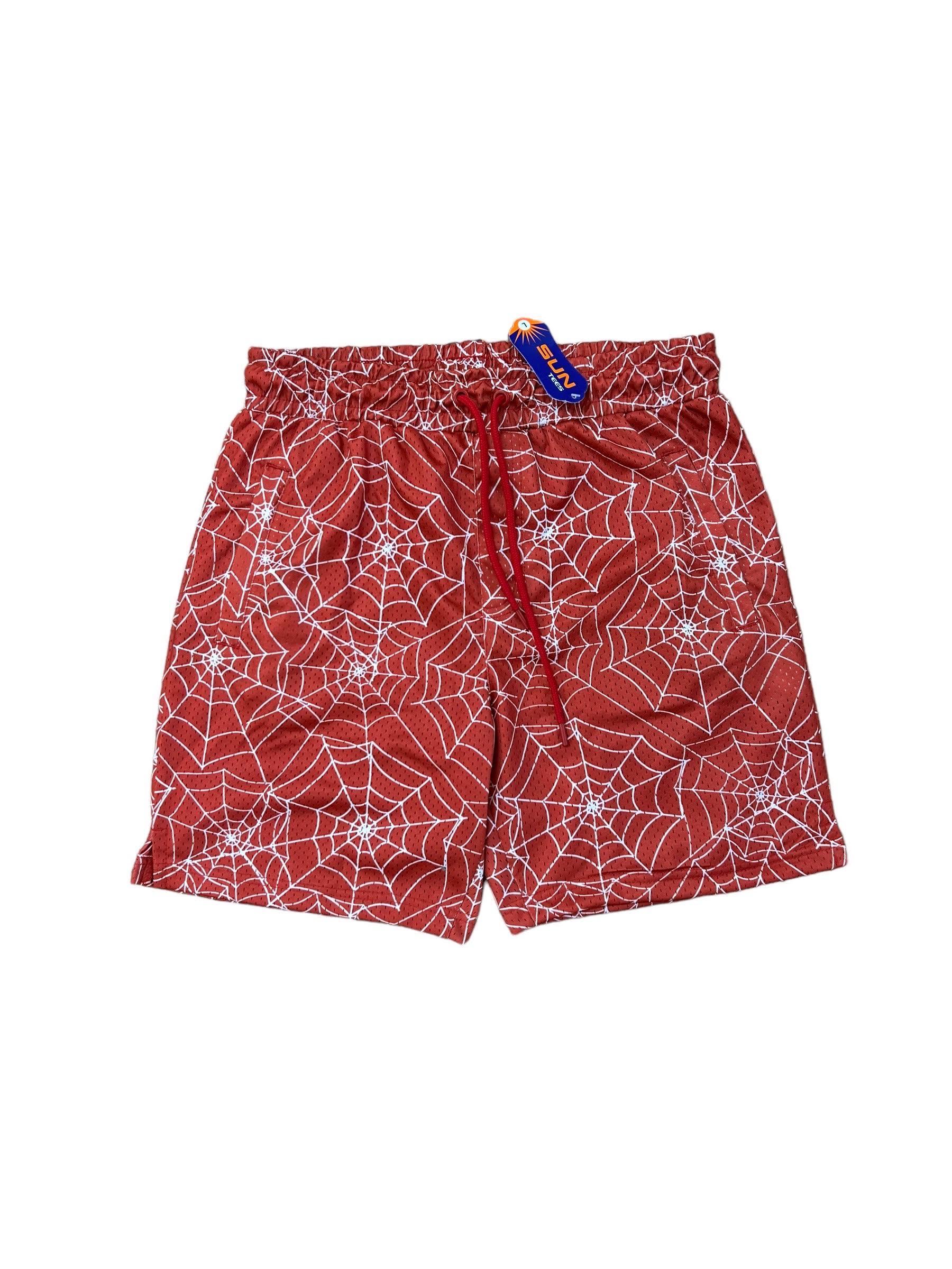 Spider mesh shorts