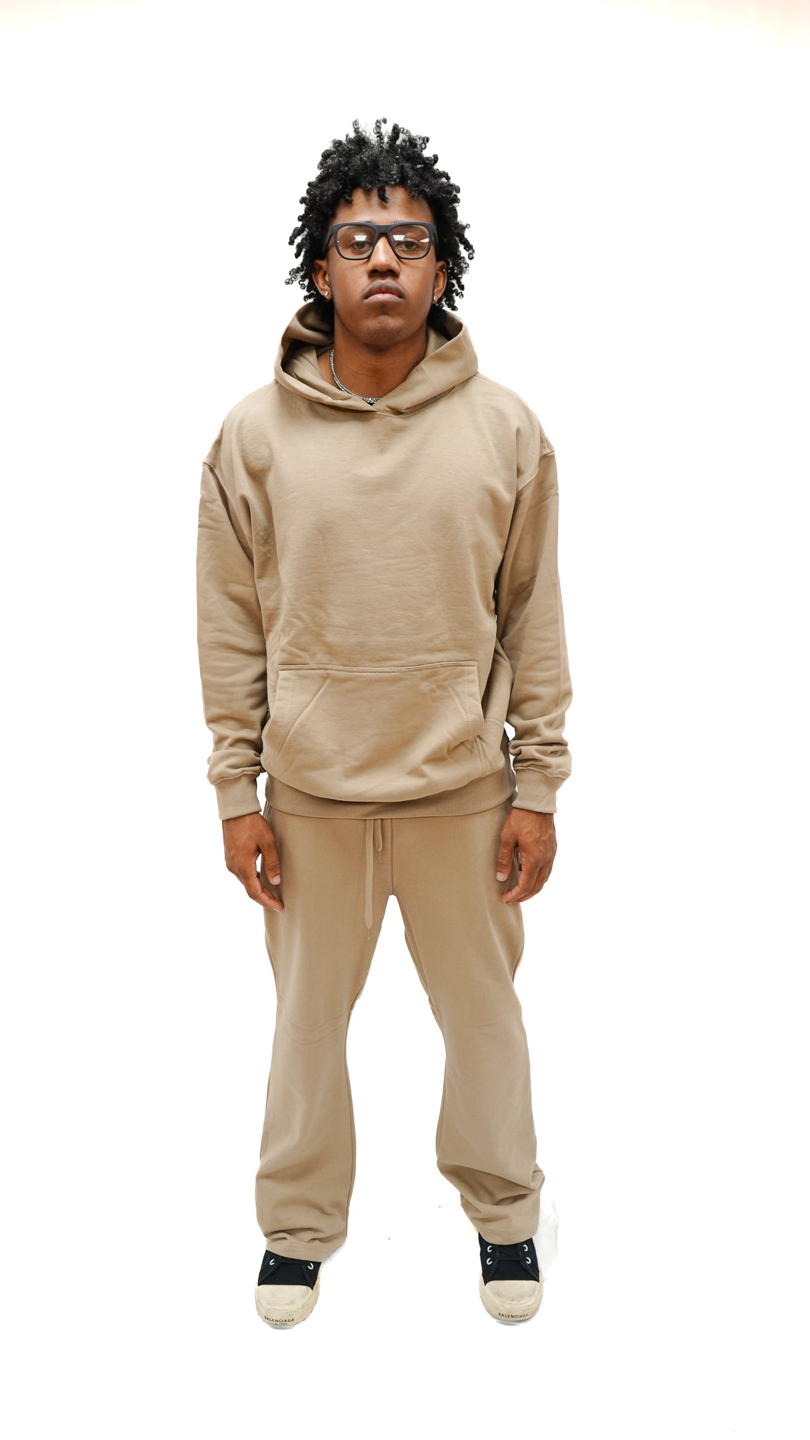 Heavy 400 gsm  French Terry Stacked Pants Set