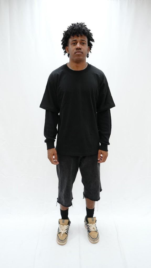 Heavy Tees with Thermal sleeves